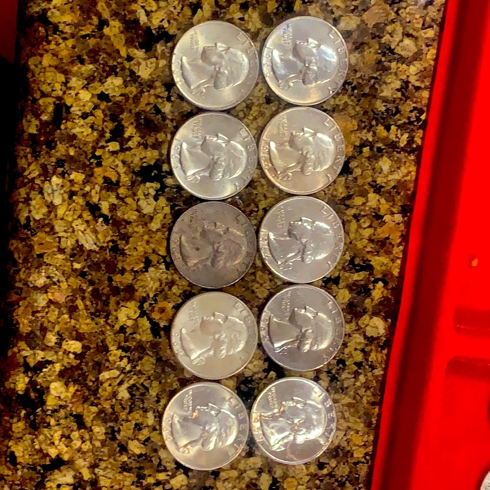 X10 Uncirculated Silver Quarters